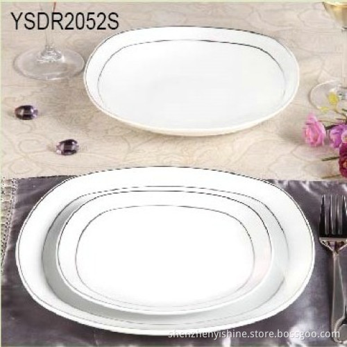 Fine Porcelain Square in G. G. K (YSDR2052S)